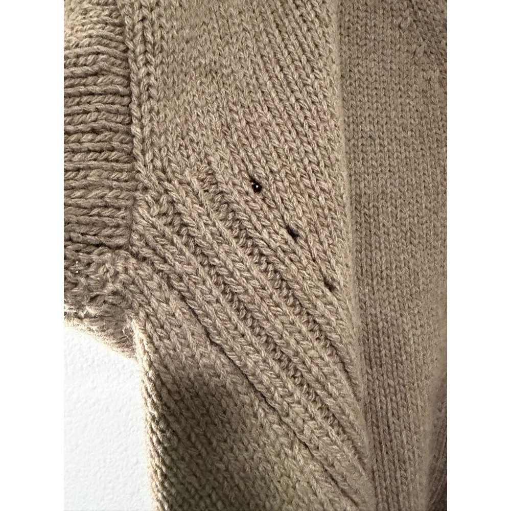 G Label by Goop Schnell High-Cuff Cardigan Womens M Virgin Wool Italy - Picture 5 of 9